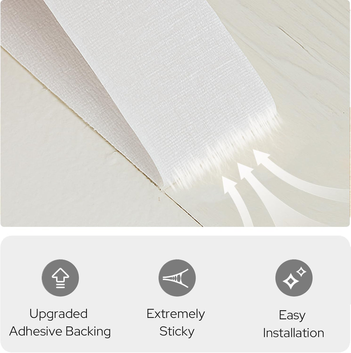 Self Adhesive Curtains (59"W x 71"L (Pack of 1) / Grey)