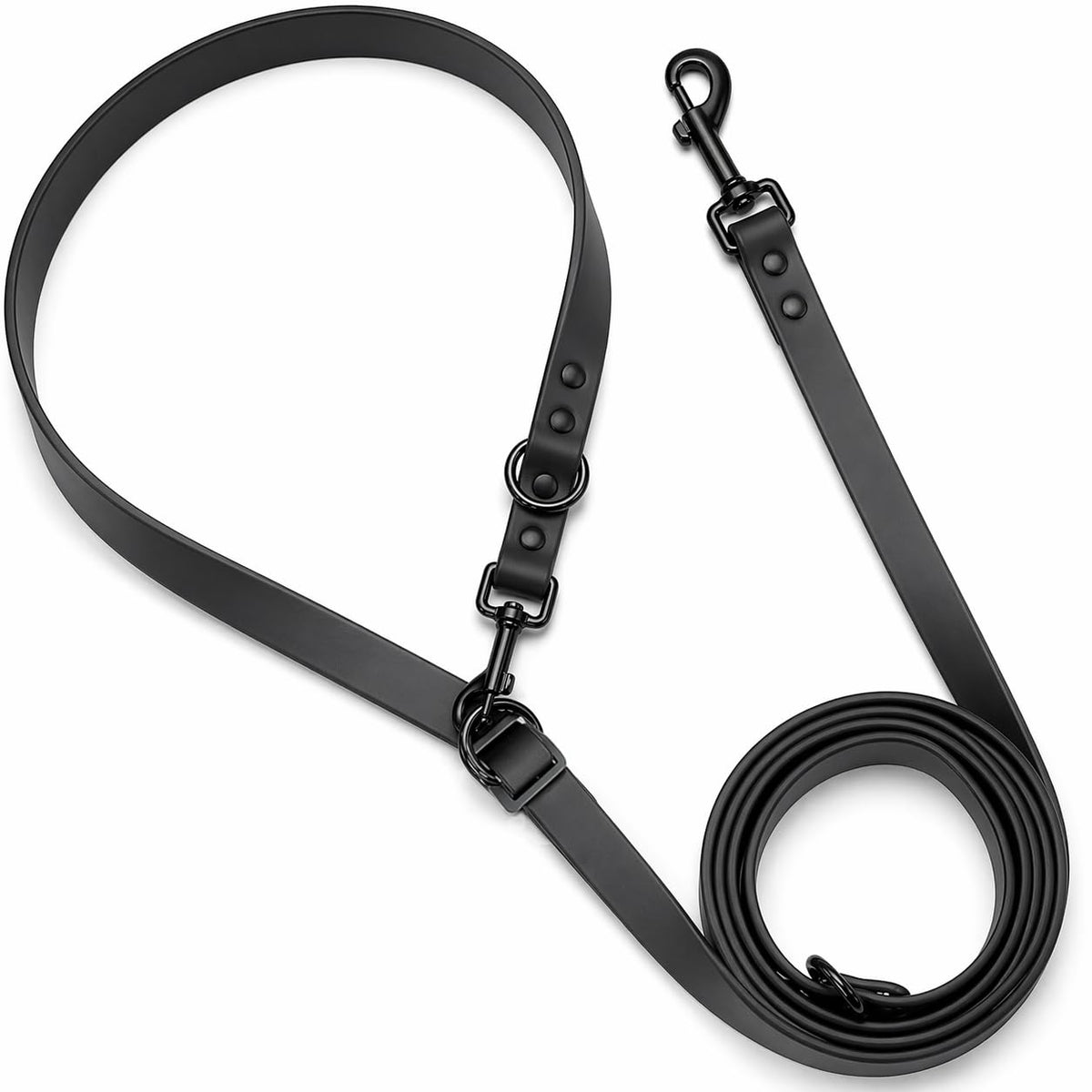 Hands Free Waterproof Dog Leash (Black / 8 FT)