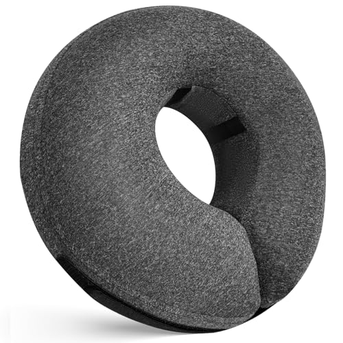 Inflatable Cone Collar for Surgery (Dark Grey / Medium (Neck: 11"-15"))
