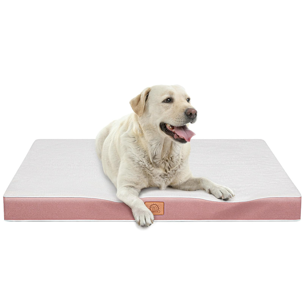 Extra Large Orthopedic Dog Bed (Pink / 44.0"L x 32.0"W x 3.0"Th)