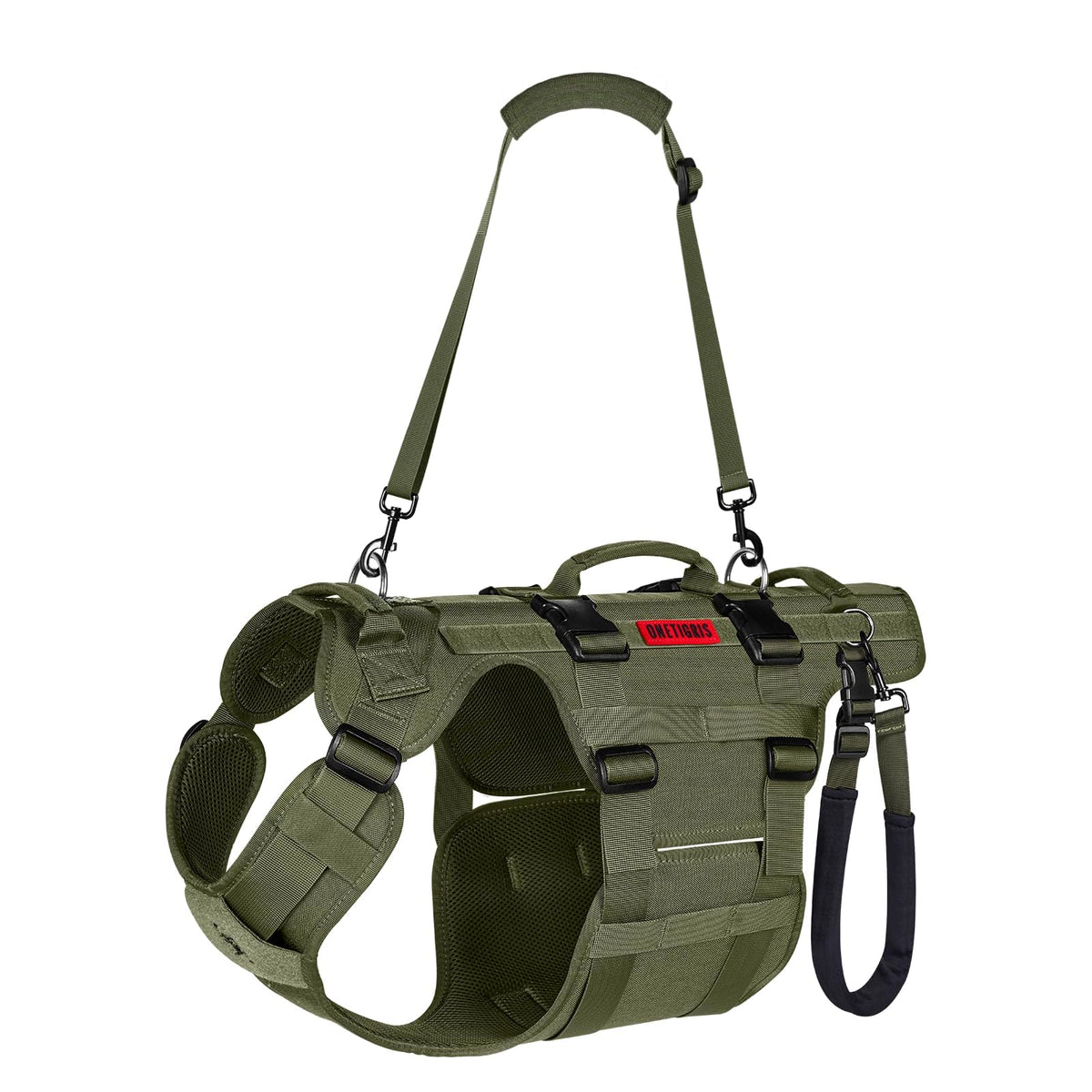 Dog Lift Harness for Large Dogs (Green / M)