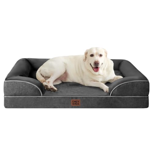 Orthopedic XXL Dog Bed (Dark Grey / 46.0"l X 35.0"w X 7.5"th)