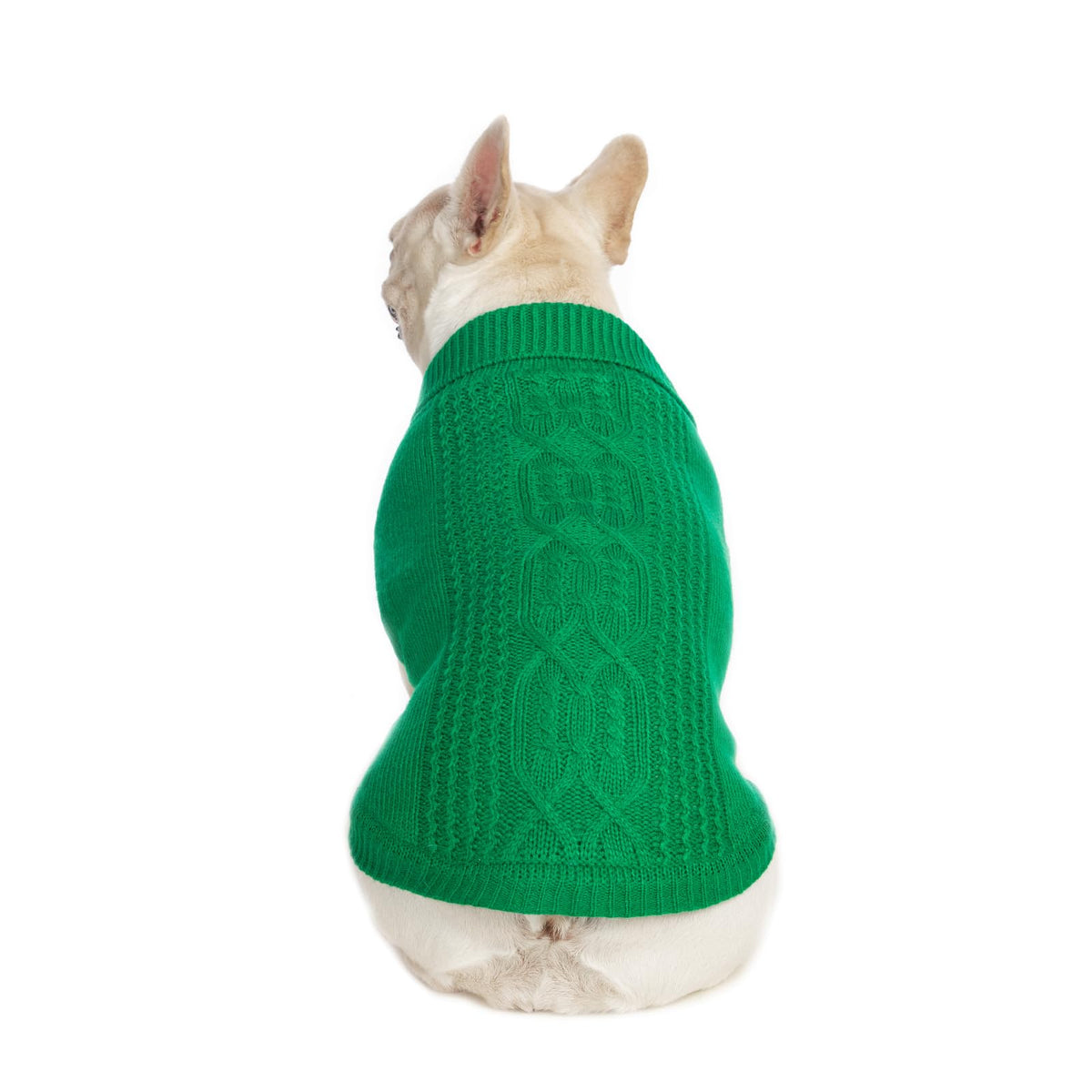 Cat Sweater Stretchy (Dark Green / XXL)