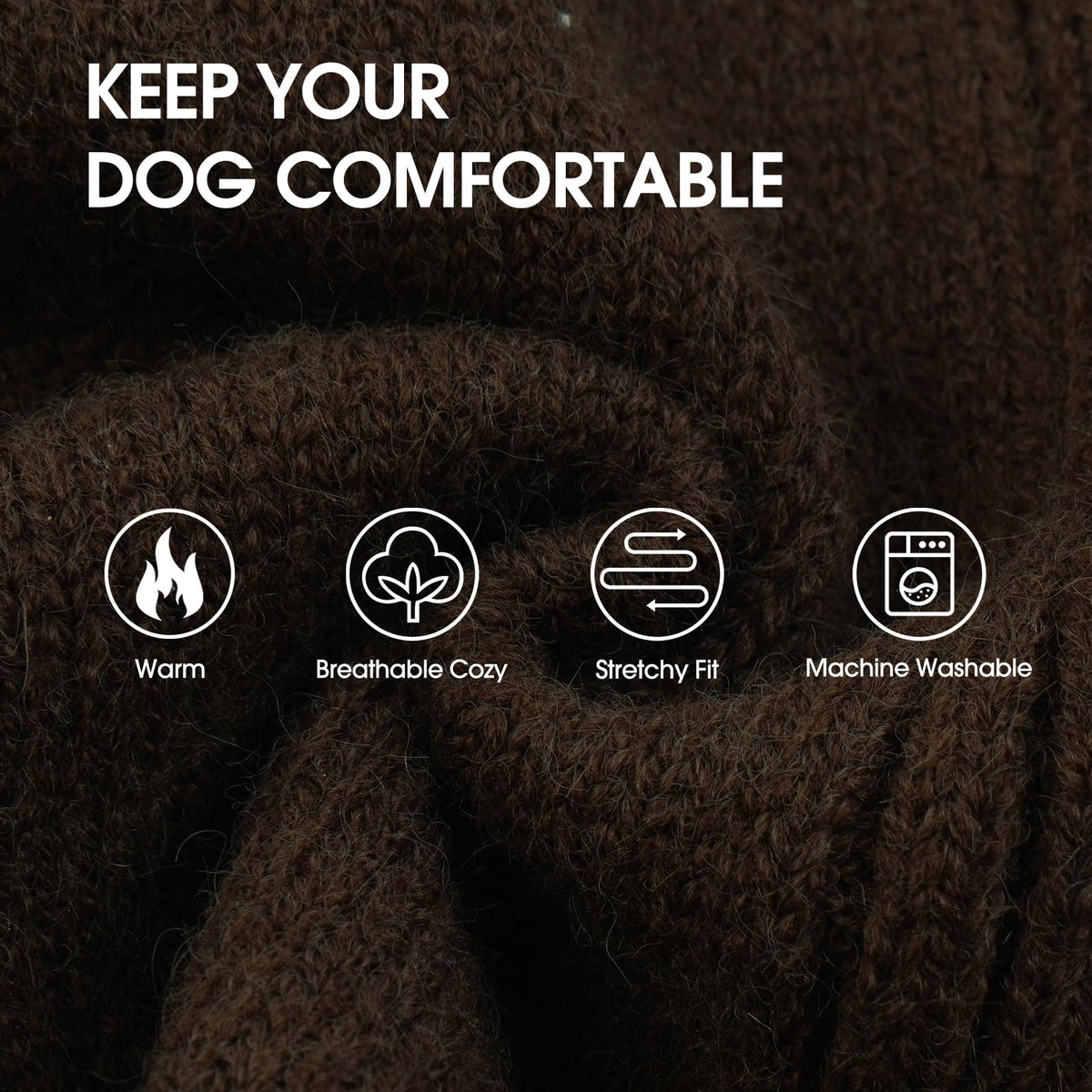 XXL Dog Sweater (Brown / XX-Large)