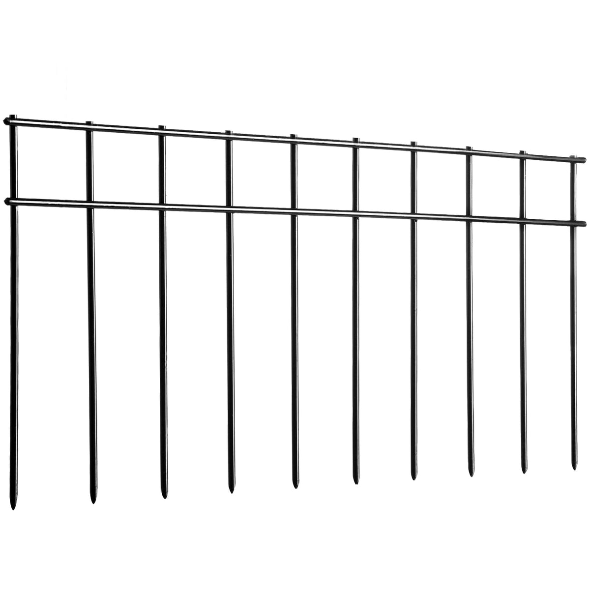 Small Medium Animal Barrier Fence 25 Pack 20 in (20in(L)X10in(H)-25 Pack Black / Black)