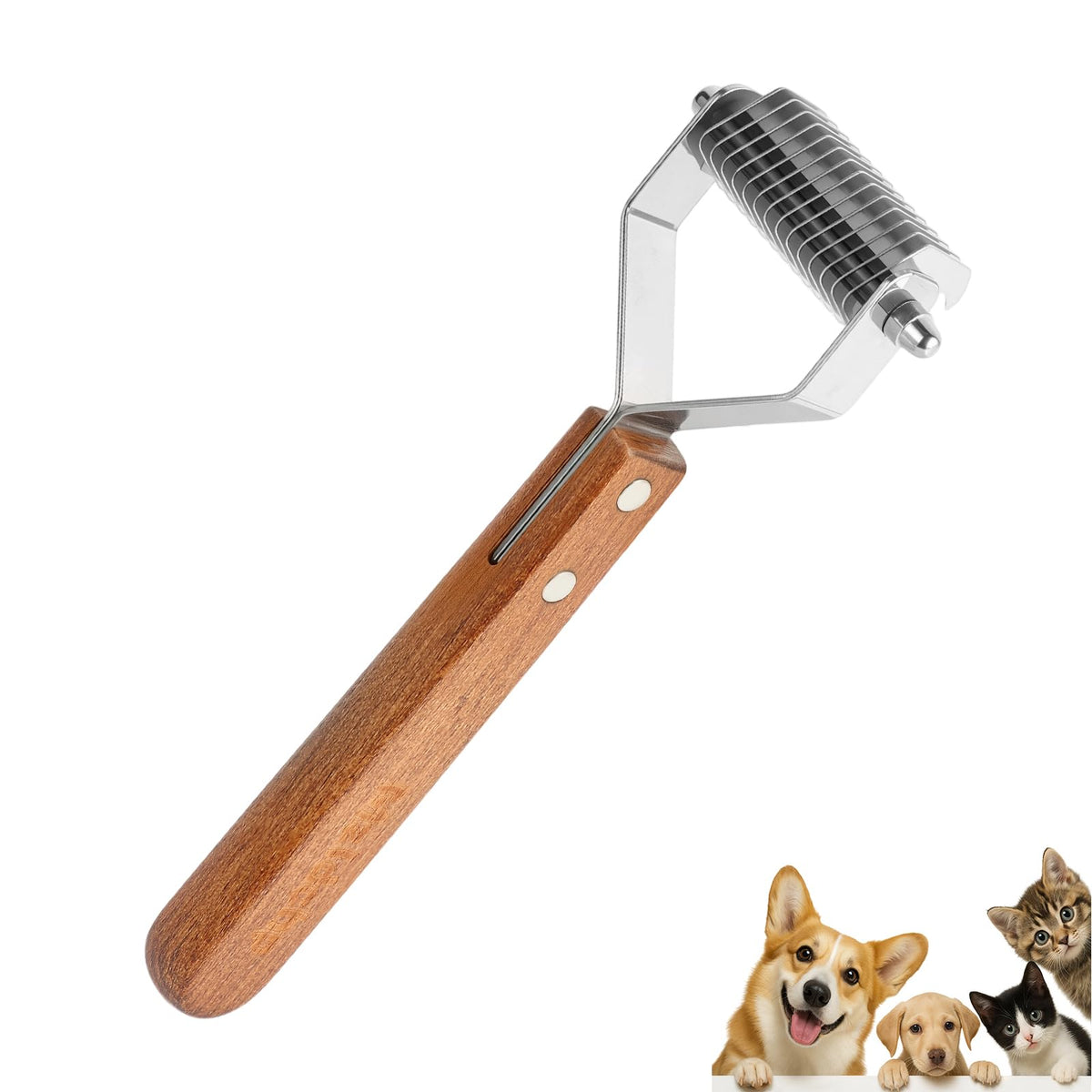 Dog Undercoat Rake (Medium)