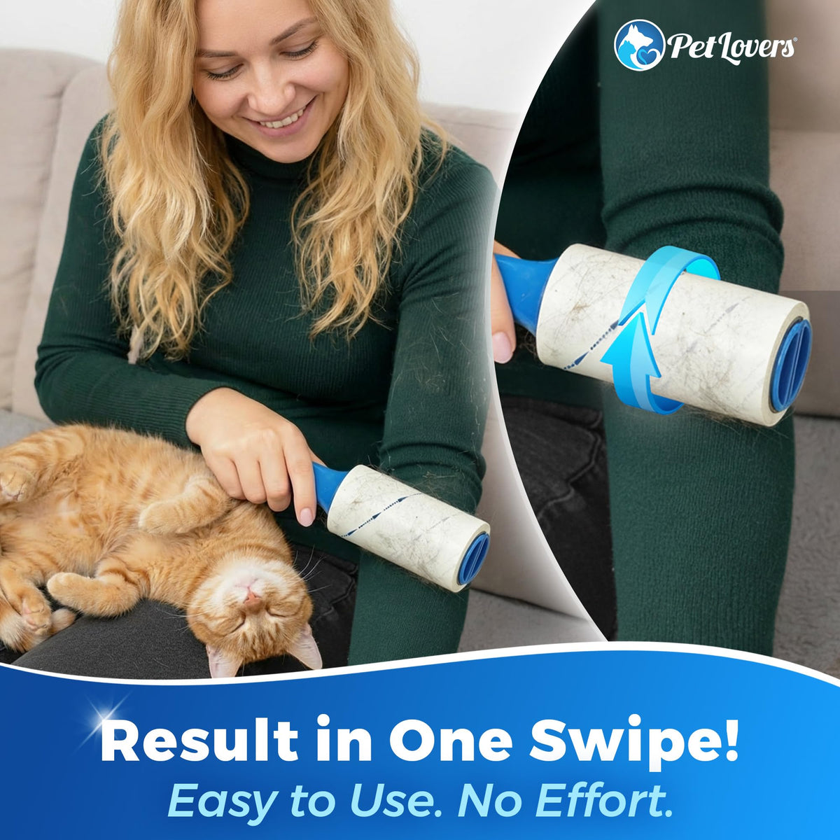 Extra Sticky Lint Roller Value Set 270 Sheets for Pet Hair Removal and Clothes
