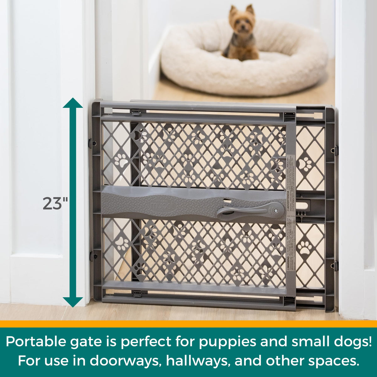 Paws Portable Pet Gate (Fieldstone)