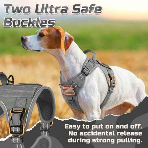 Tactical Dog Harness for X (Grey / X-Large)