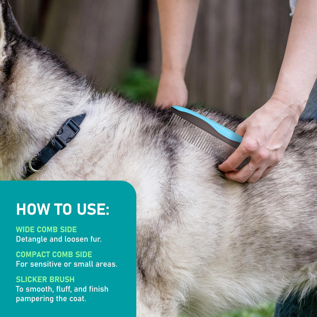 Pet Grooming Brush (BA - Brush & Comb / Large)