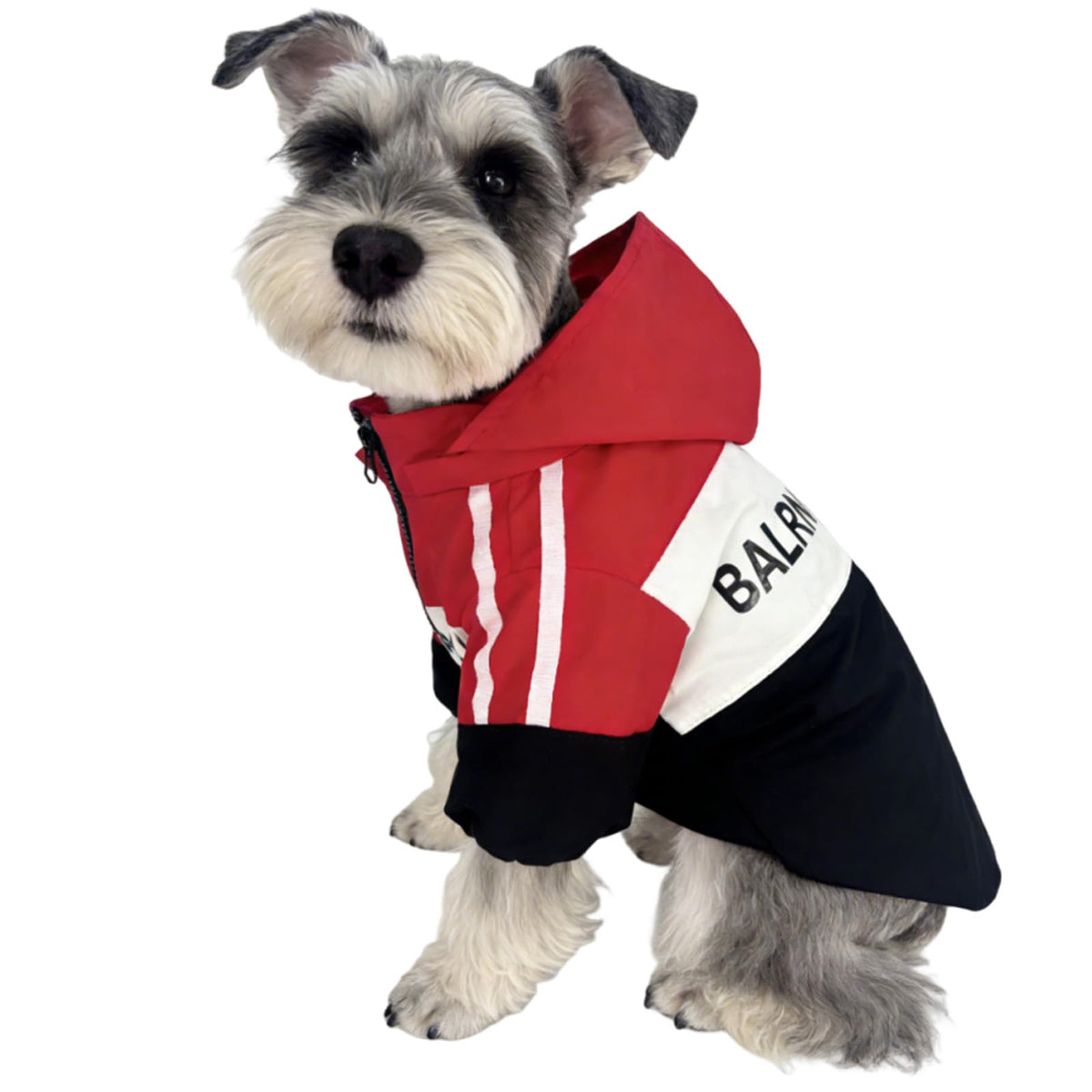 Dog Raincoat Waterproof Dog Rain Jacket with Detachable Hood (Red / Small (5-7Ibs))