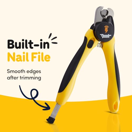 LED Dog Nail Clippers with Light (Yellow / Large)