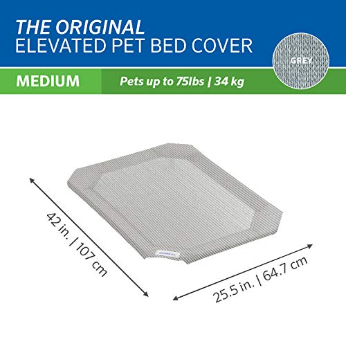 Original Pet Bed Replacement Cover (Grey / Medium / Medium)