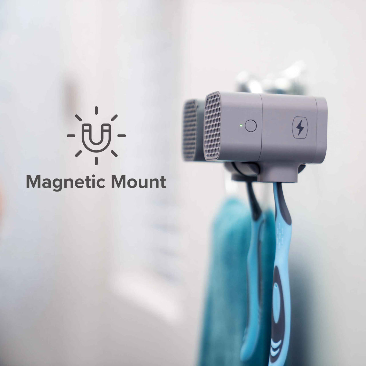 UV Toothbrush Sanitizer (Grey)