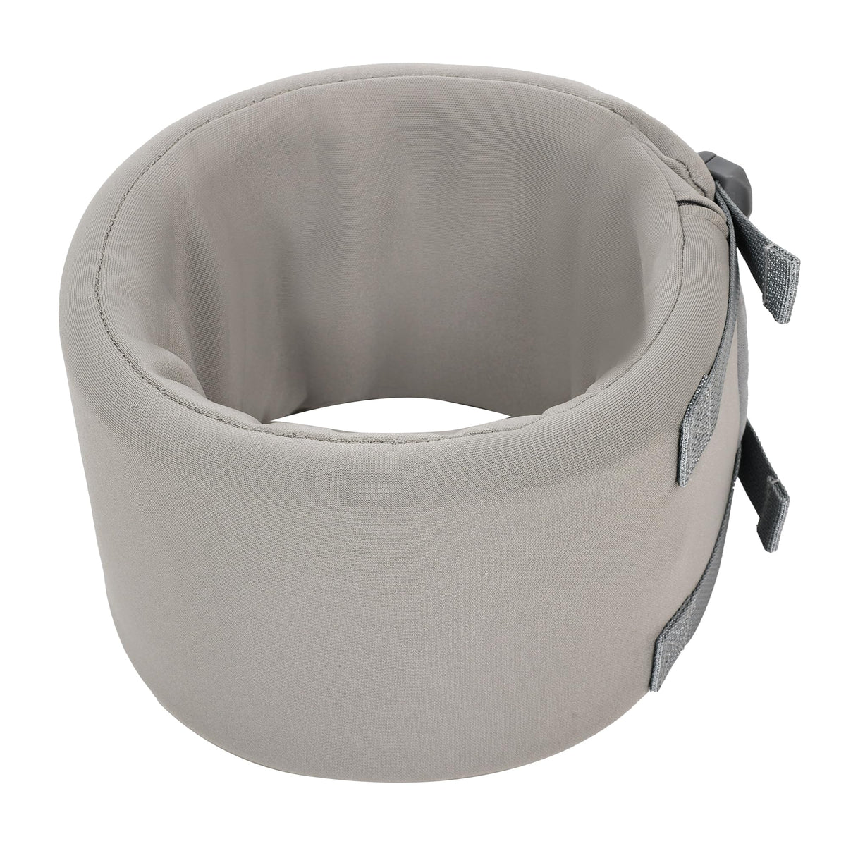 Dog Neck Brace for Pet After Surgery Recovery Adjustable Breathable Neck Cervical Cone (Gray / S)