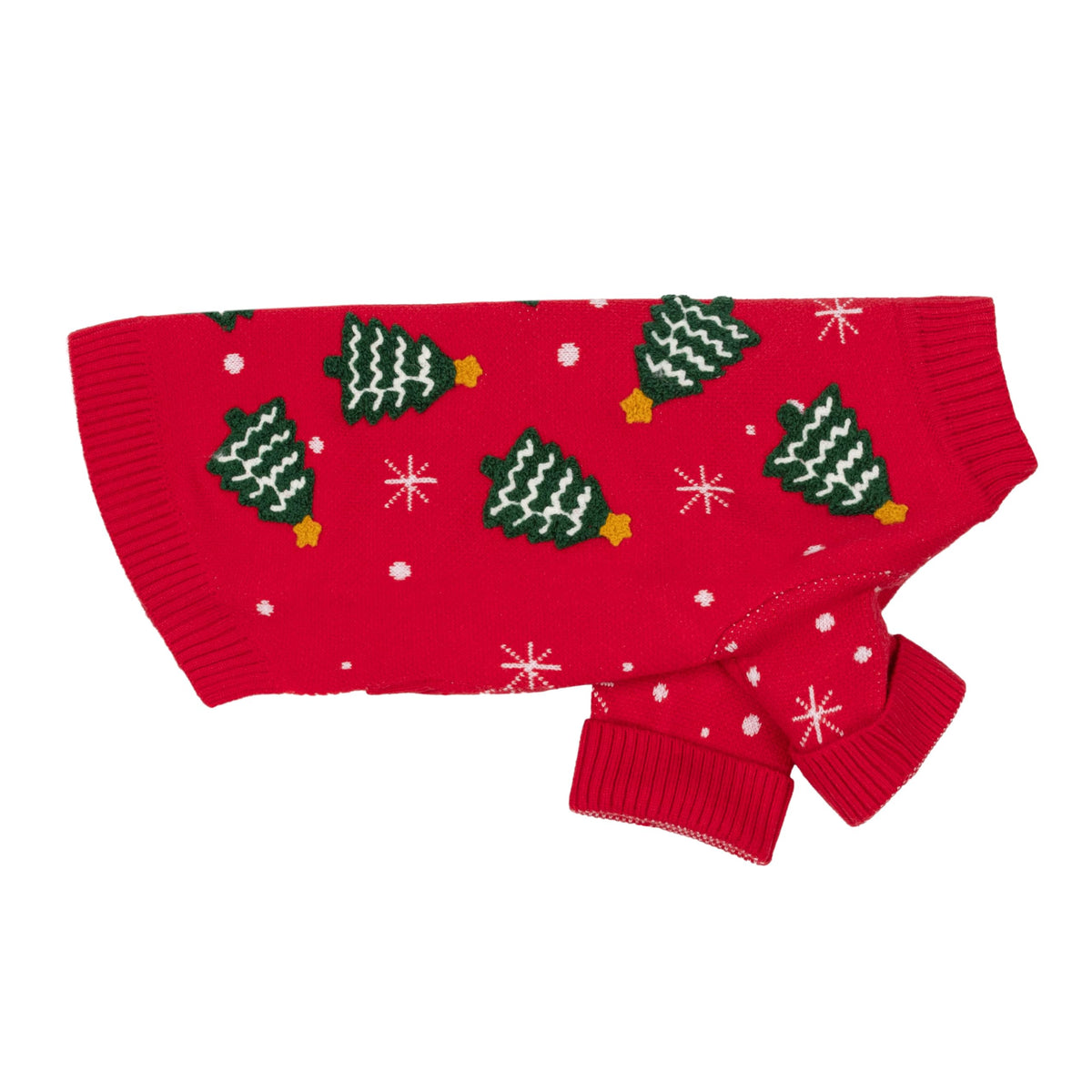 Christmas Tree Dog Sweater (X-Small / Christmas Tree & Star)