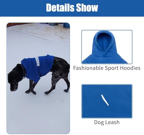 Security Dog Hoodie (#1 Royal Blue(Security) / Small (All Breed Sizes))