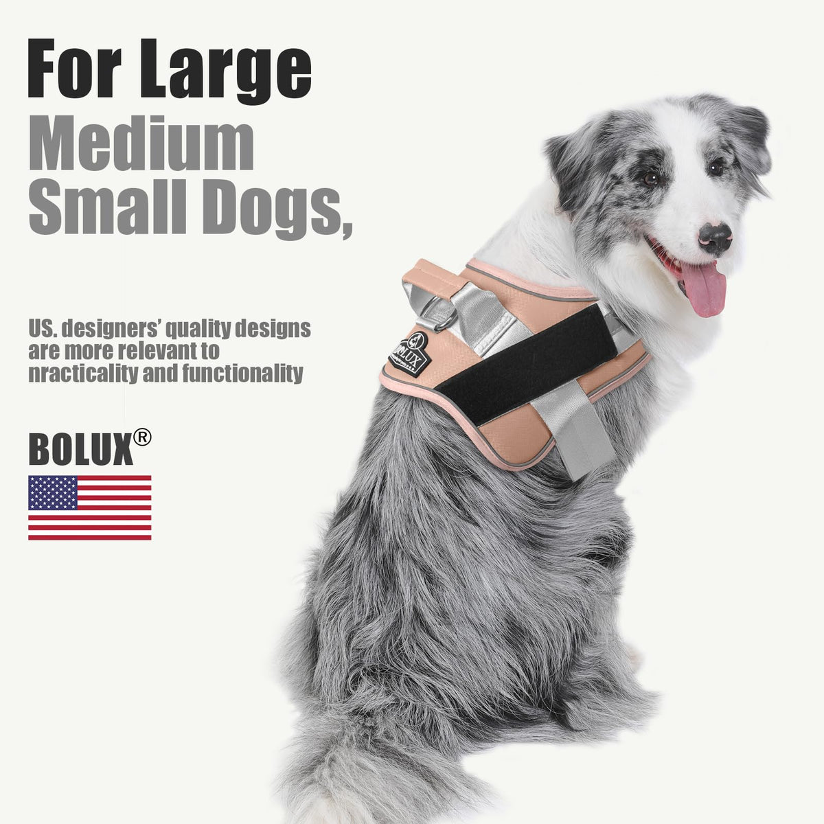 Dog Harness No (X-Large (Pack of 1) / RosePink)