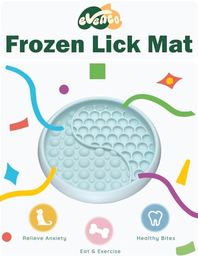 Lick Mat for Dogs (6.0" x 1.0" / Ripple Mint Green)