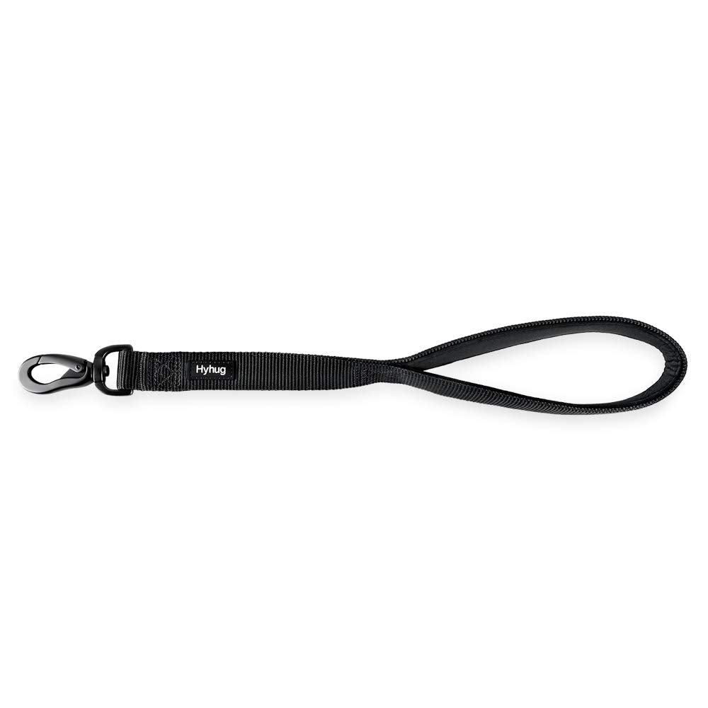 Short Dog Leash 18" (Black / 18 Inches)