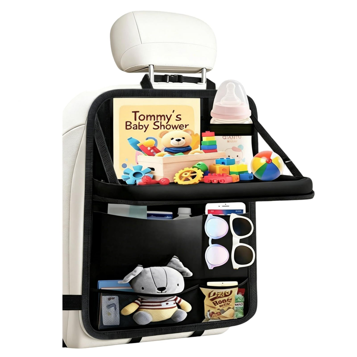 Car Seat Organizer Backseat Kick Mats Oxford Back Seat Protector