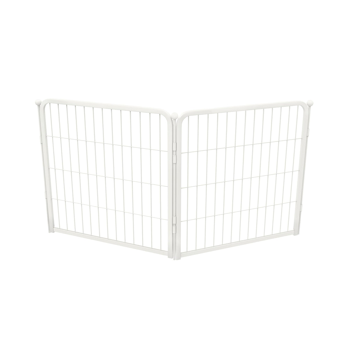 Homeplus Indoor Dog Playpen (White / 24"H)