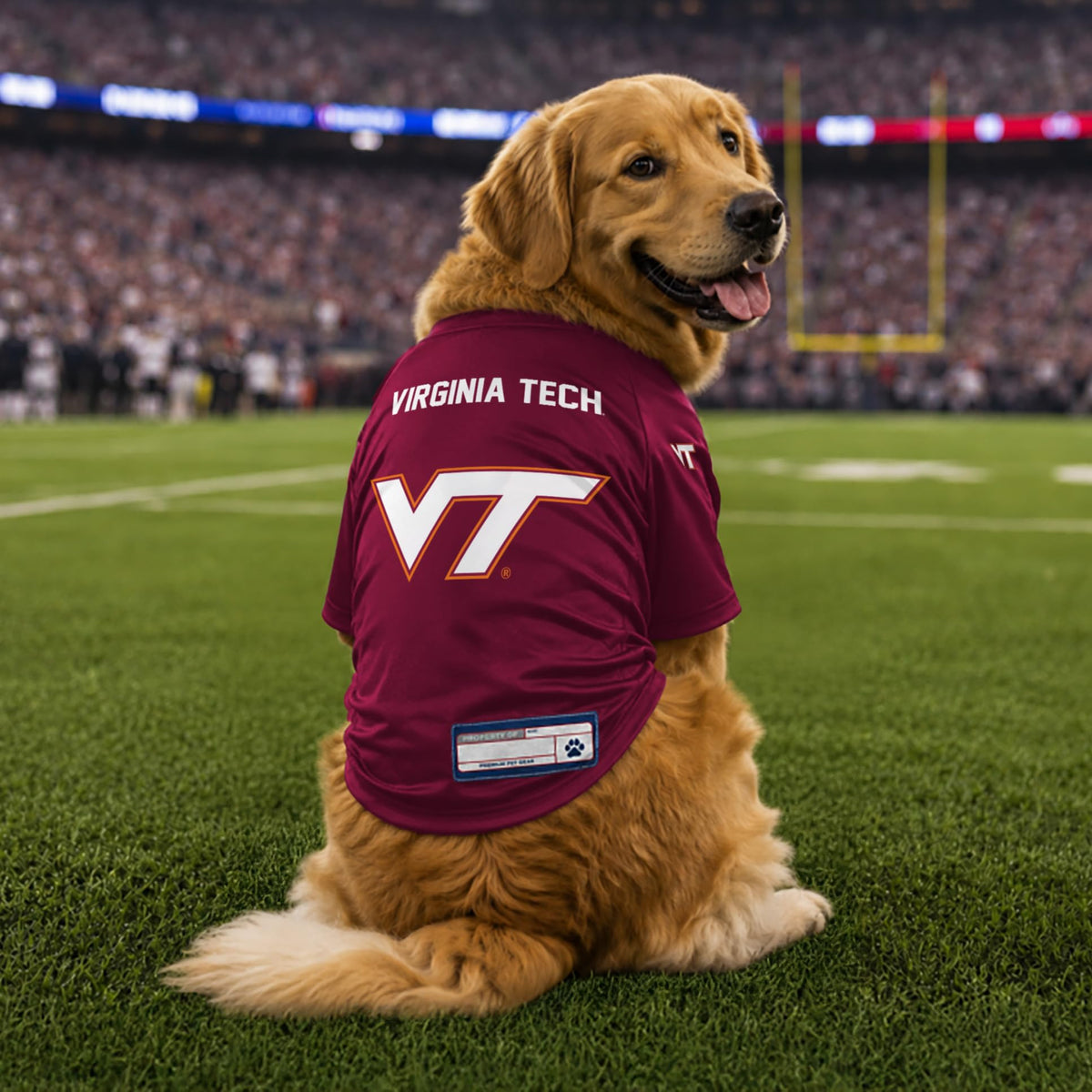NCAA Virginia Tech Hokies Stretch Pet Jersey (Virginia Tech Hokies / X-Small)