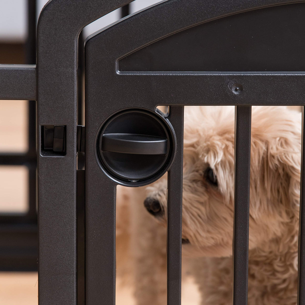 4 Panel Dog Playpen (4 Panel - 24" H / Black)