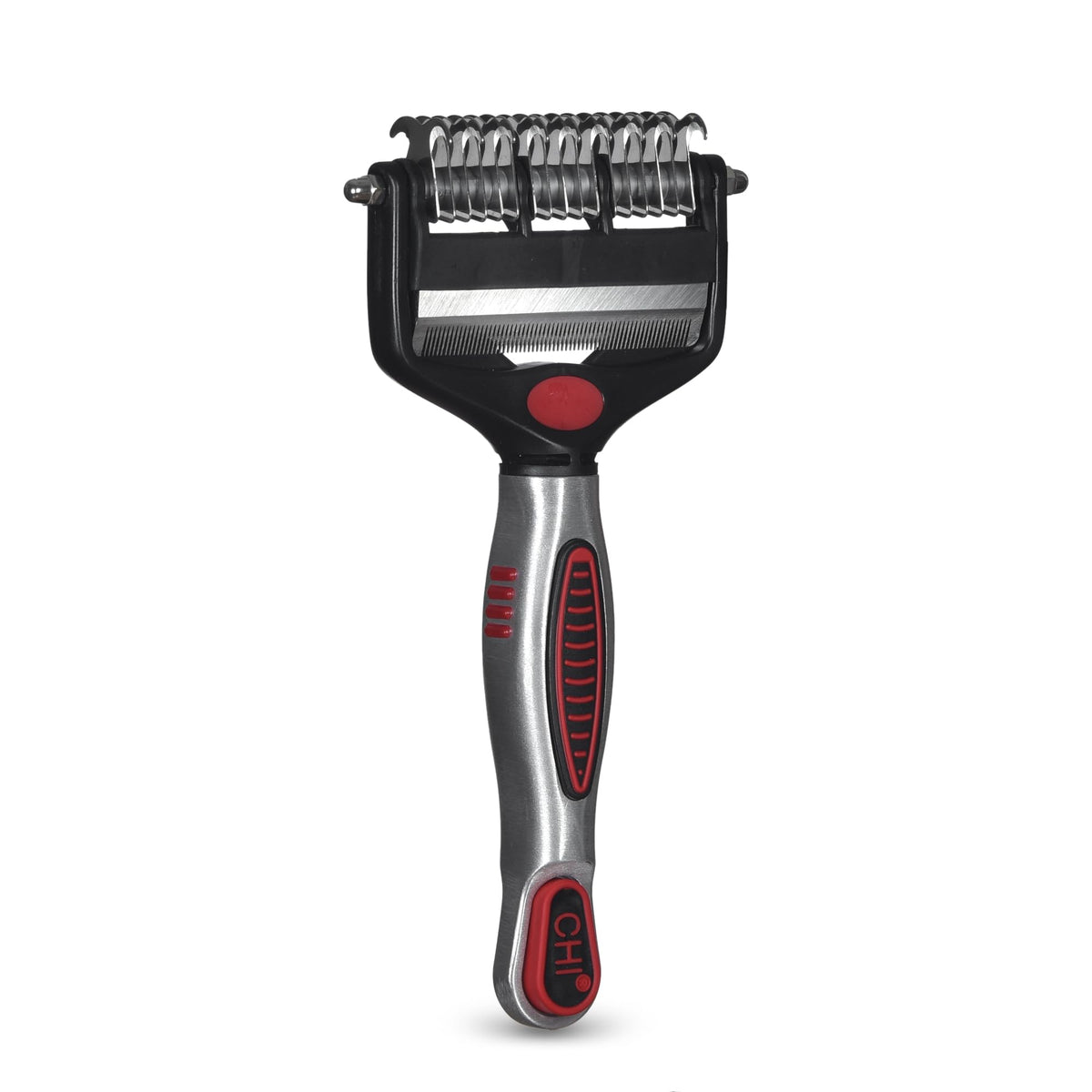 for Dogs 2 in (Red - Dematting Deshedding Rake / 1 Count (Pack of 1))