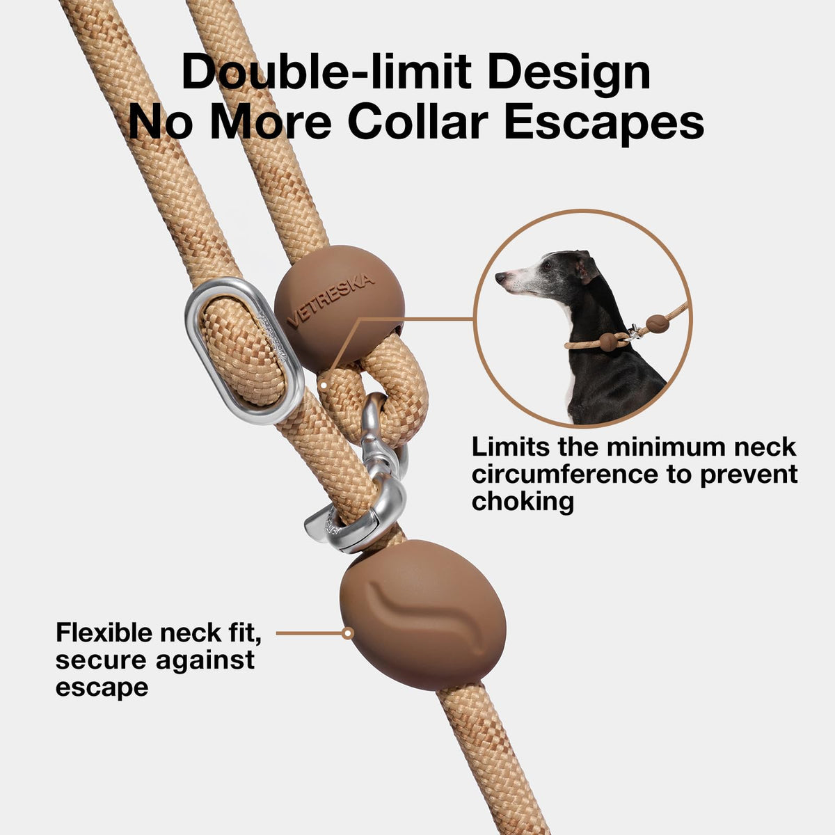 Hands Free Dog Leash (Coffee Brown)