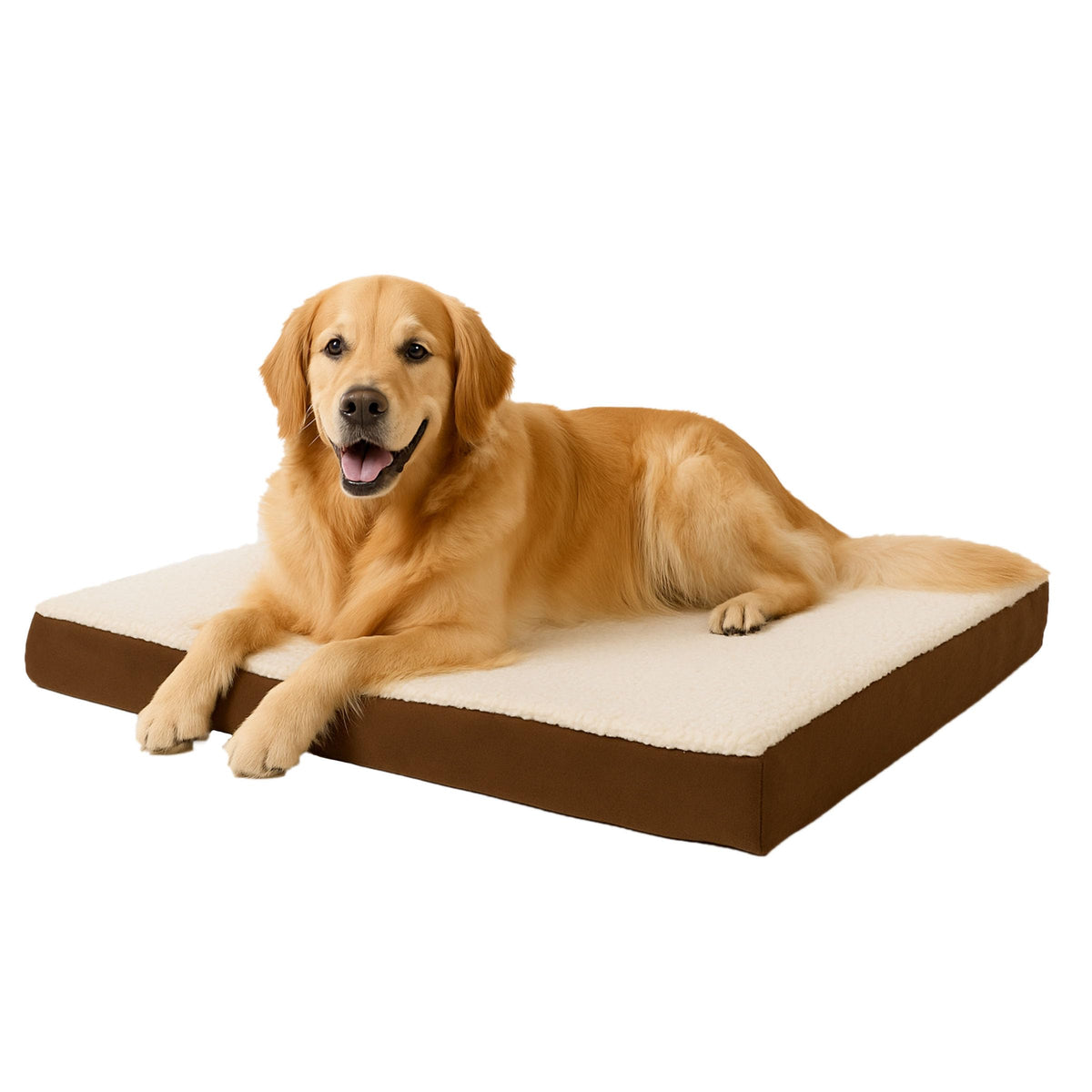 Orthopedic Dog Bed (Brown / Large)