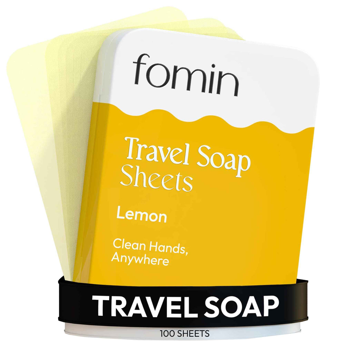 Paper Soap Sheets for Traveling (Lemon)