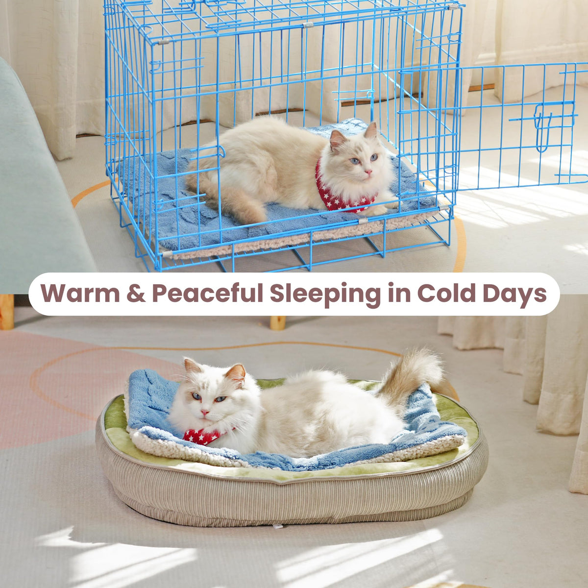 Self Warming Cat Bed (S - 22 X 16 Inch)