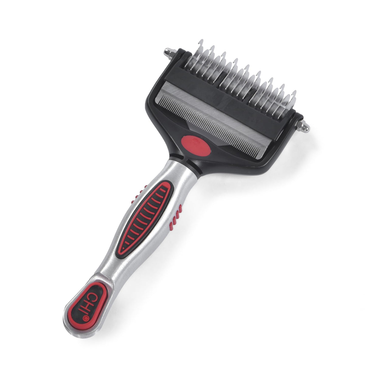 for Dogs 2 in (Red - Dematting Deshedding Rake / 1 Count (Pack of 1))