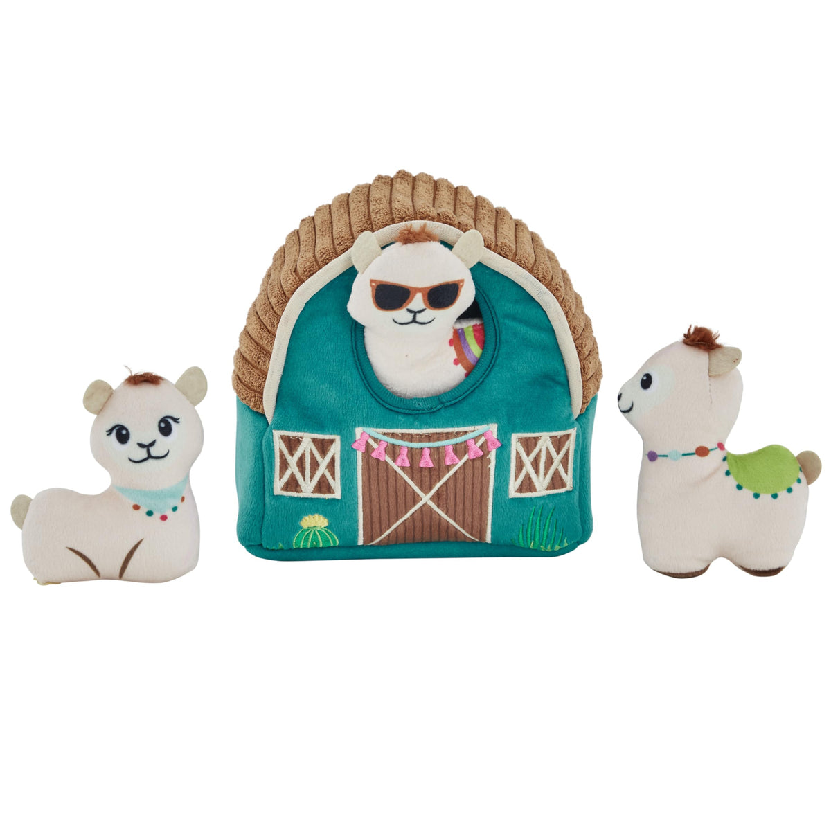 Hide A Llama Plush Dog Toy Puzzle