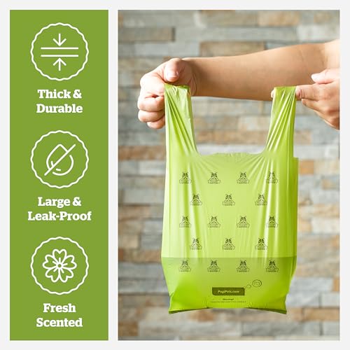 Pogi's Large Dog Poop Bags with Handles (1 Count (Pack of 900) / Scented)