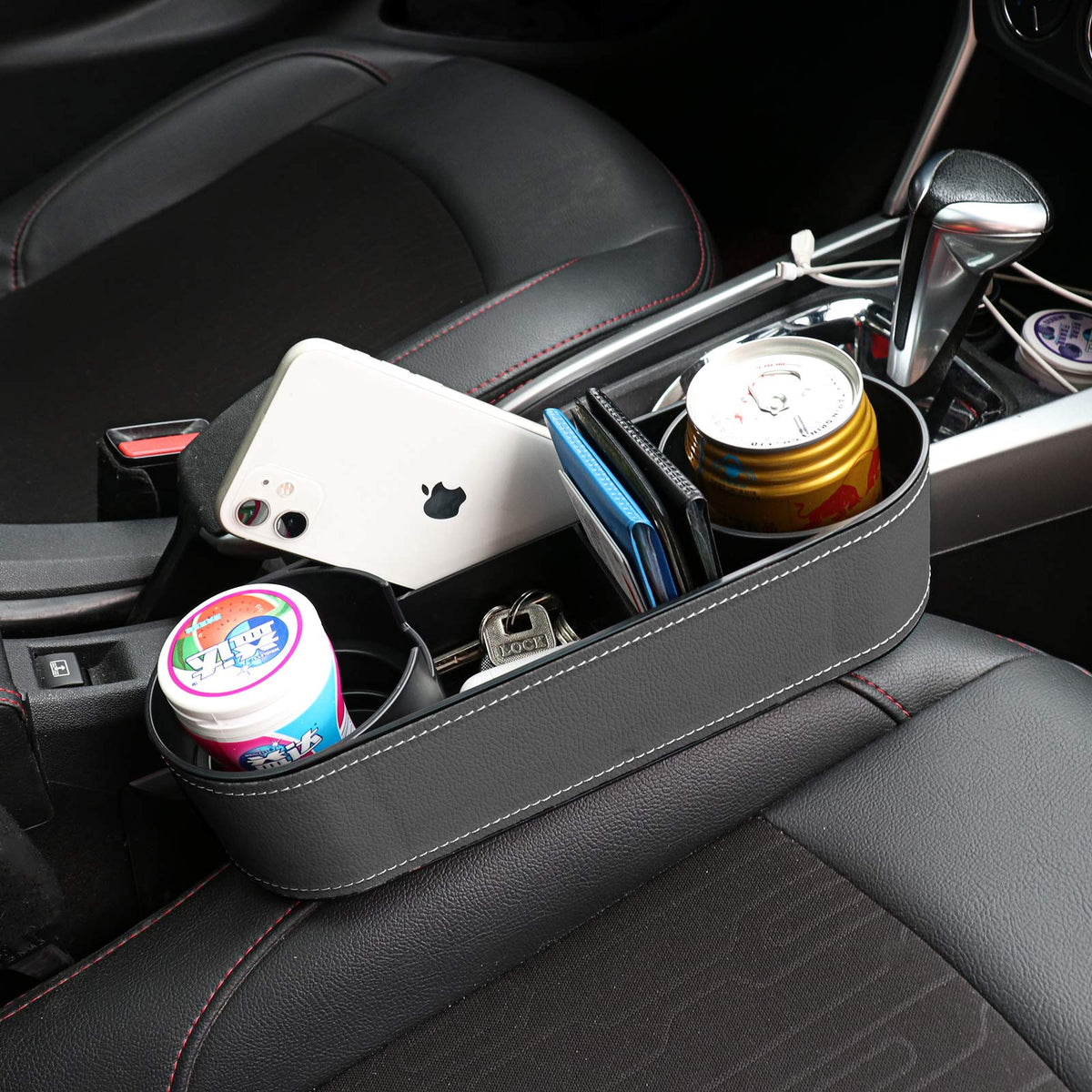 Car Seat Organizer Cup Drink Holders (UGBD-Gray)