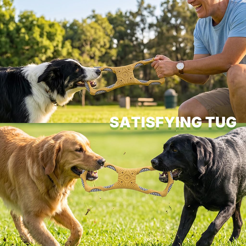 Tug of War Dog Toy (Infinity Knot - Yellow)