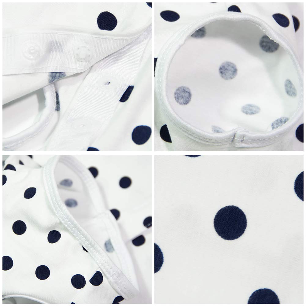 Dog’s Recovery Suit Post Surgery Shirt for Puppy (X-Small / white spot)