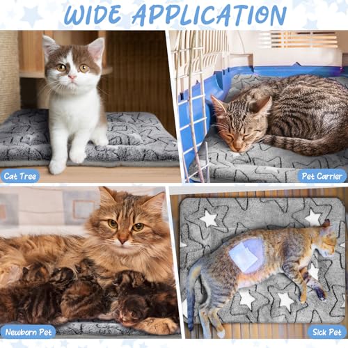 2 Pack Self Warming Cat Mat (Grey / 22'' X 18'')