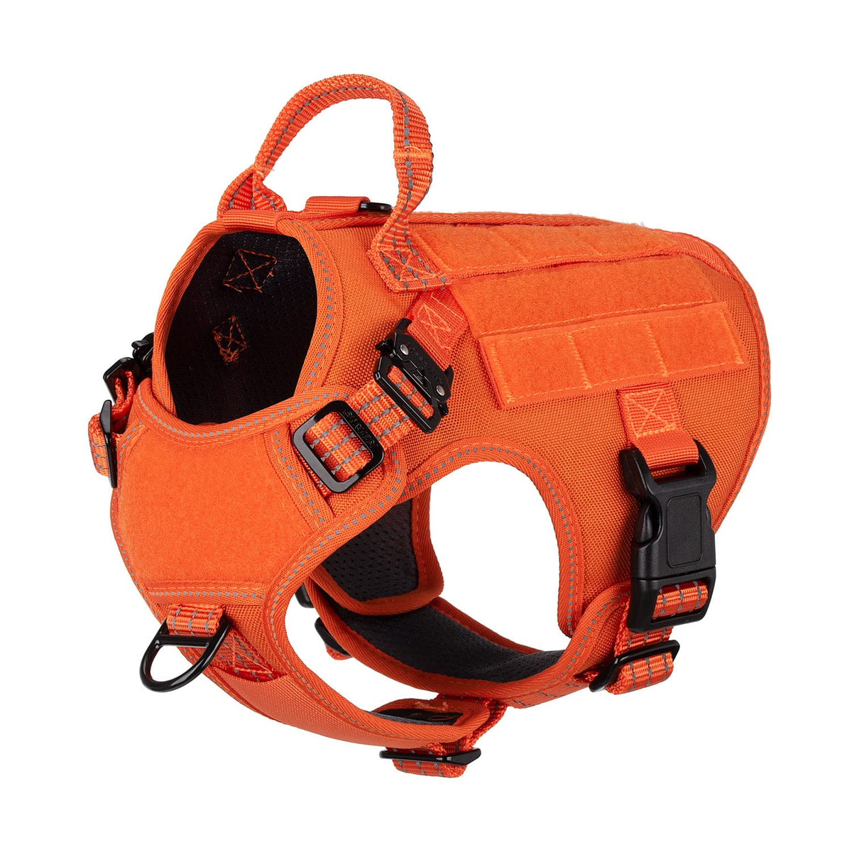 Tactical Dog Harness for Small Dogs (Small (Pack of 1) / Orange)