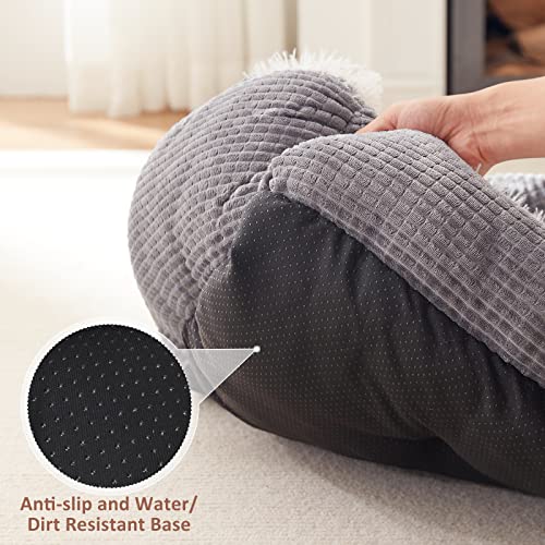 Dog Beds for Small Dogs with Blanket Attached (20.0"L x 19.0"W x 6.0"Th)