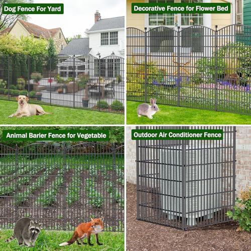 No Dig Decorative Garden Fence 10 Panels (48 in(H) X 11.4 ft(L))