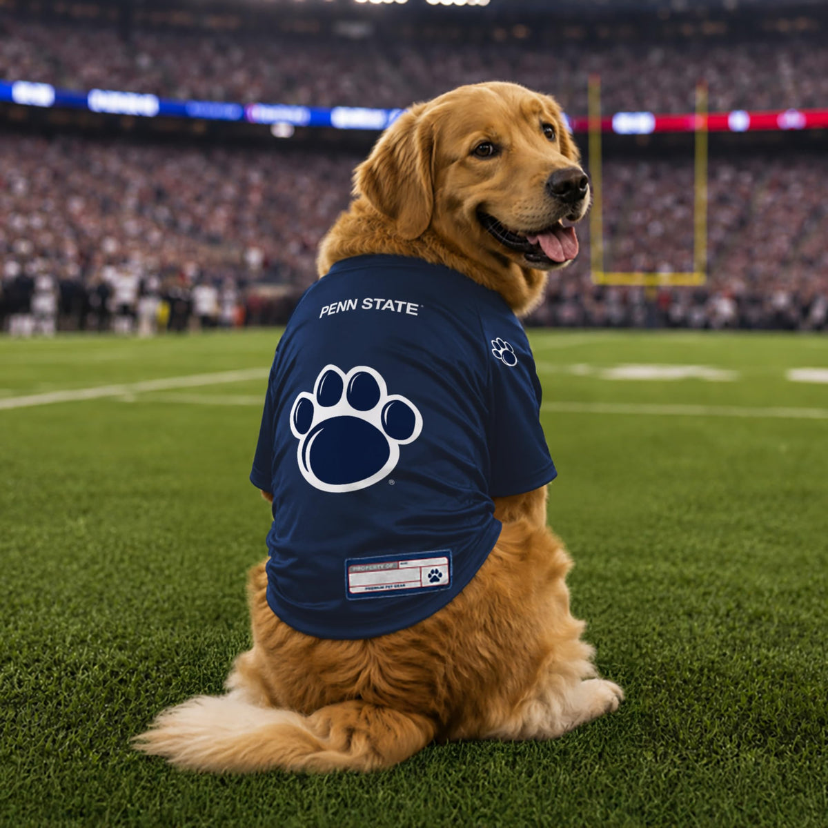 NCAA Penn State Nittany Lions Stretch Pet Jersey (Penn State Nittany Lions / Large)