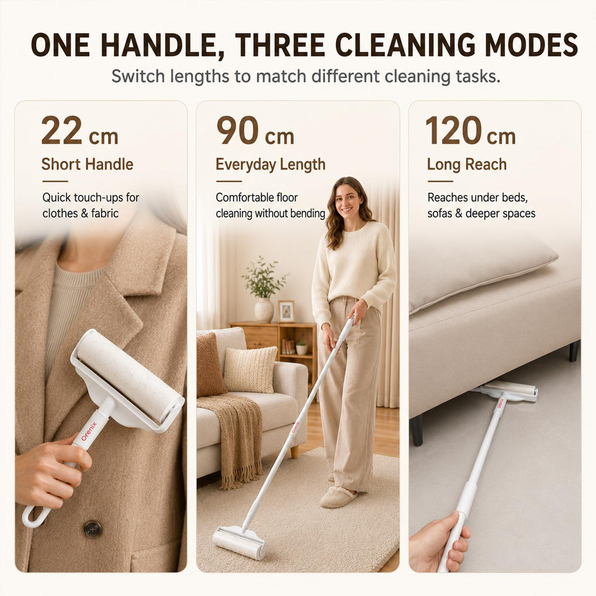 Extra Sticky Large Lint Roller Refills (6 Roll Lint Roller Refills)
