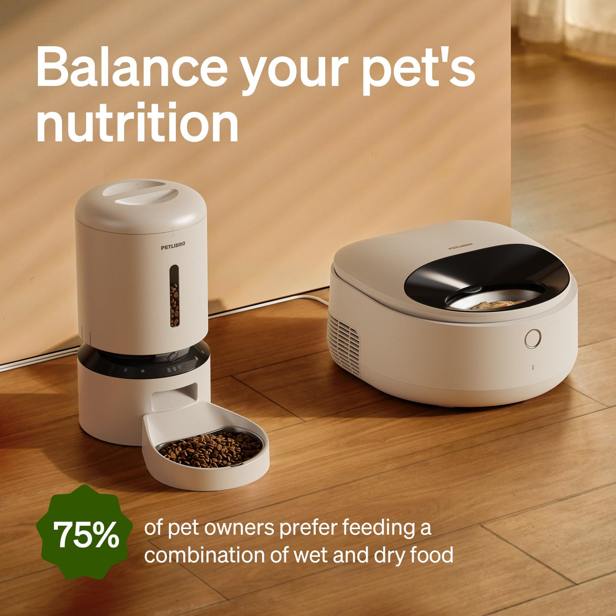 Automatic Wet Cat Feeder with Refrigeration 2026 New Verision (White / Feeder)