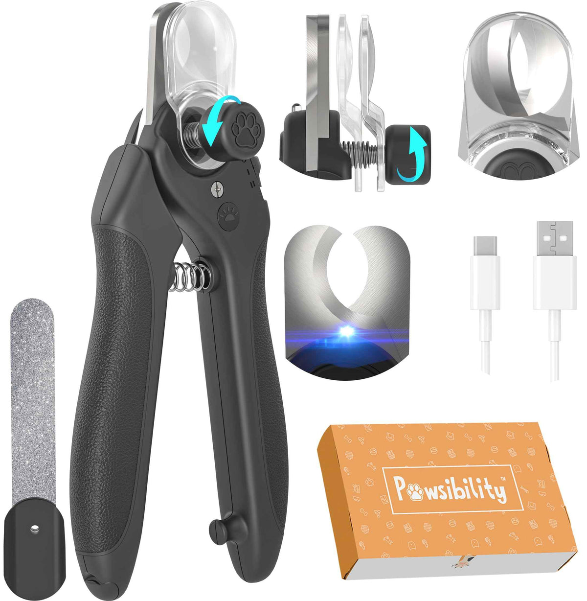 Pet Nail Clipper PRO 2026 (Black)