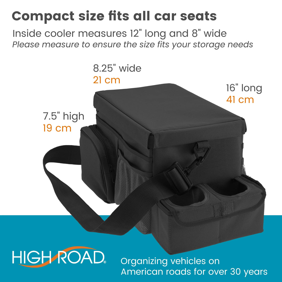 CarHop Car Seat Organizer (Black)