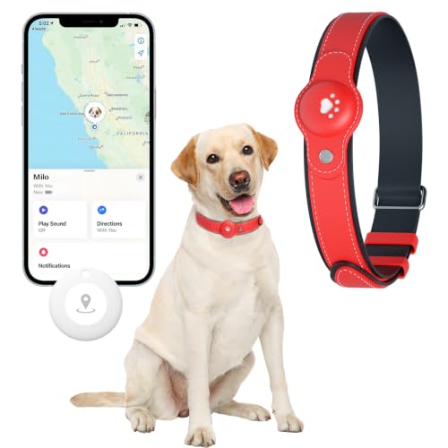 GPS Tracker for Dogs (Orange / L(12.5''-21''))