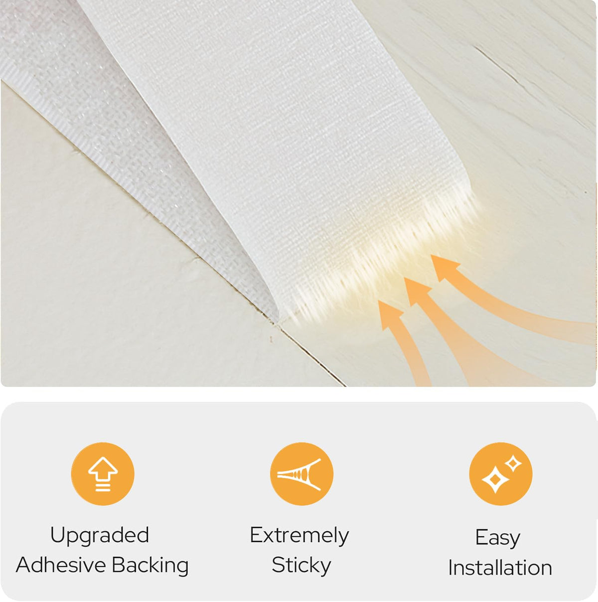 Adhesive Blackout Curtains (47"W x 59"L (Pack of 2) / Beige)